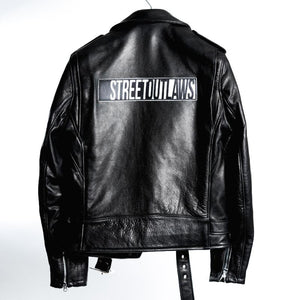 Street Outlaws Schott Steerhide Leather Motorcycle Women's Jacket