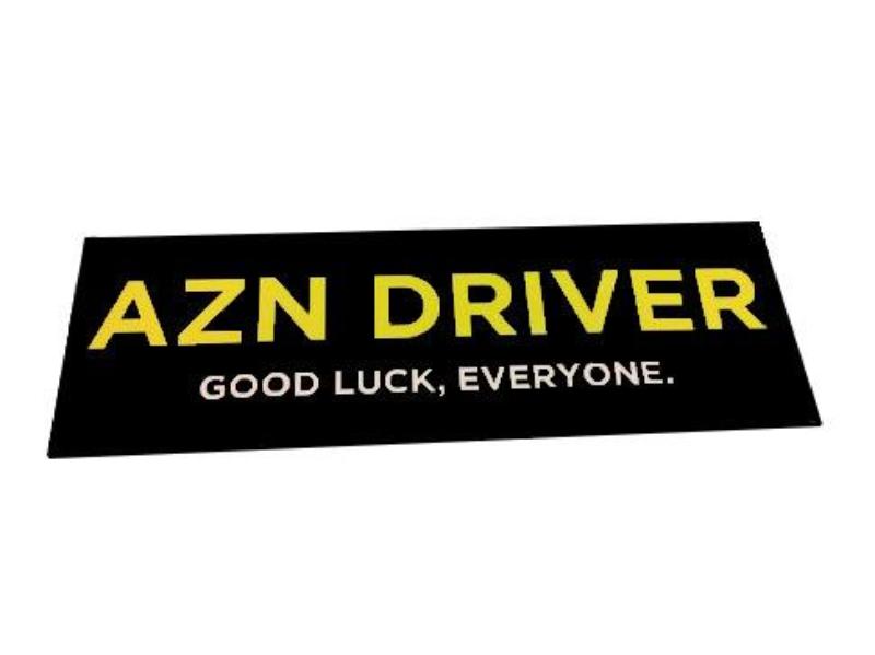 AZN Driver Bumper Sticker – The Official FNA Store