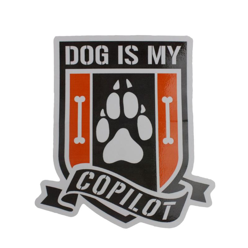 Dog Is My Copilot Decal - Paw