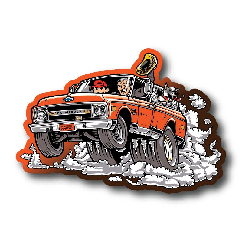 Jesus Says Do a Burnout - Sticker – The Official FNA Store