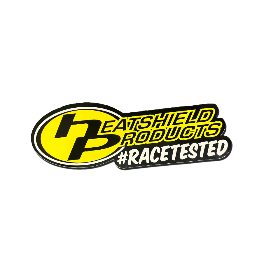 heatshield products race tested decal sticker farmtruck and azn