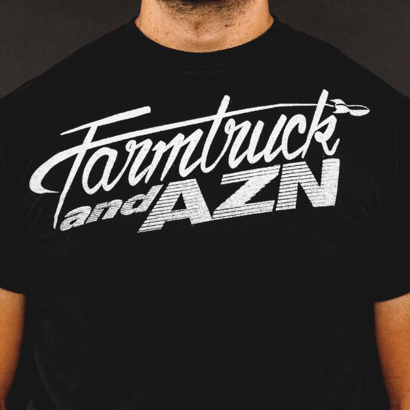 Farmtruck and AZN T-Shirt Black