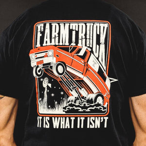 Farm Truck T-Shirt Black Classic