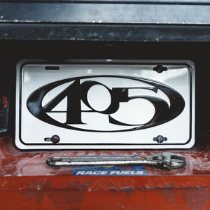 405 Embossed Metal Car Plate