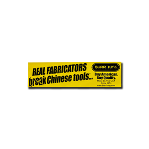 burr king fabrication tools made in usa farmtruck and azn decals stickers