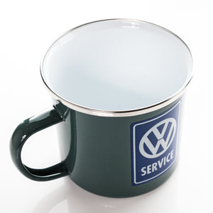 VW Collection - VW Service Enamel Mug 500ml -  by BRISA -VW Service/Gray