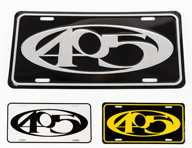 405 Embossed Aluminum Car Plate