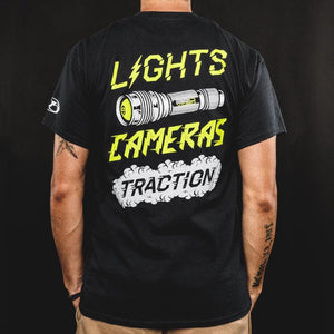 1320 Video Lights Camera Traction T-shirt