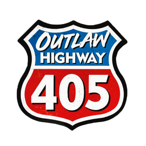 outlaw highway 405 sticker decal