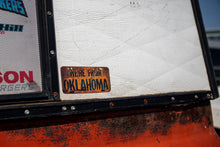 were from oklahoma license plate sticker
