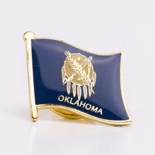 Oklahoma Flag Metal Enamel Pin