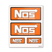 NOS (Nitrous Oxide System) Chrome and Carbon Fiber Sticker Sheet