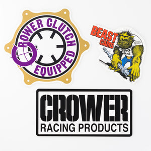 Crower Racing Products - Sticker Pack of 3