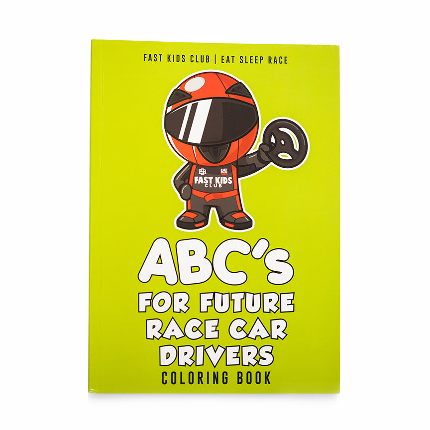 Abc Kids Racing COLORING Book - ABC's For Future Race Car Drivers β The Official FNA Store