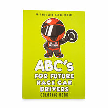 COLORING Book - ABC's For Future Race Car Drivers