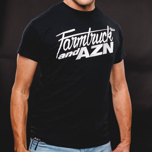 Farmtruck and AZN T-Shirt Black