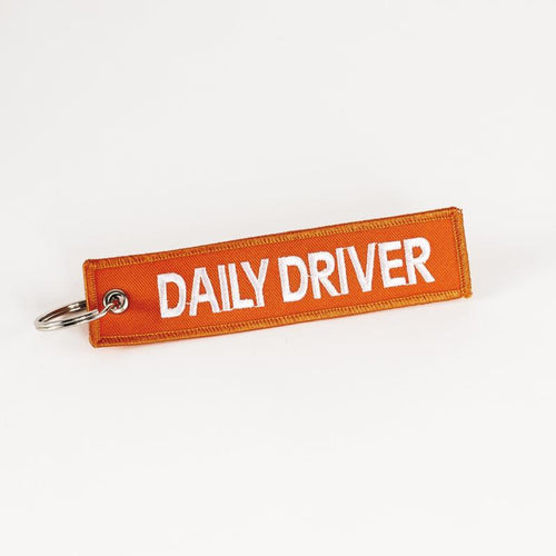 daily driver keychain orange