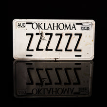 zzzzzz sleeper farmtruck plate license plate 405 okc azn oklahoma 