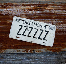 zzzzzz sleeper farmtruck plate license plate 405 okc azn oklahoma