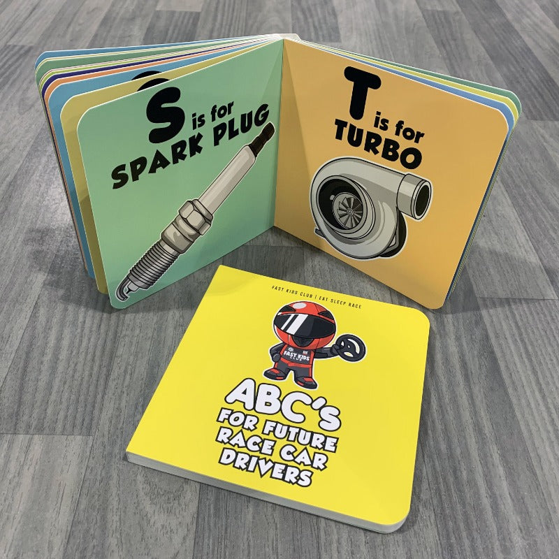 Fast Kids Club - ABC Book For Future Race Car Drivers – The Official ...