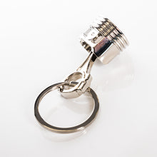 Piston keychain chrome