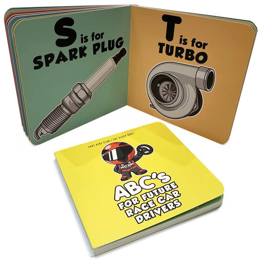 Fast Kids Club - ABC Book For Future Race Car Drivers – The Official ...