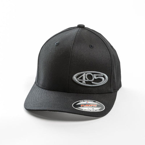 Black 405 hat grey logo