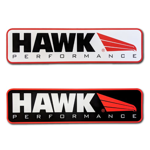 hawk performance brakes large stickers decals