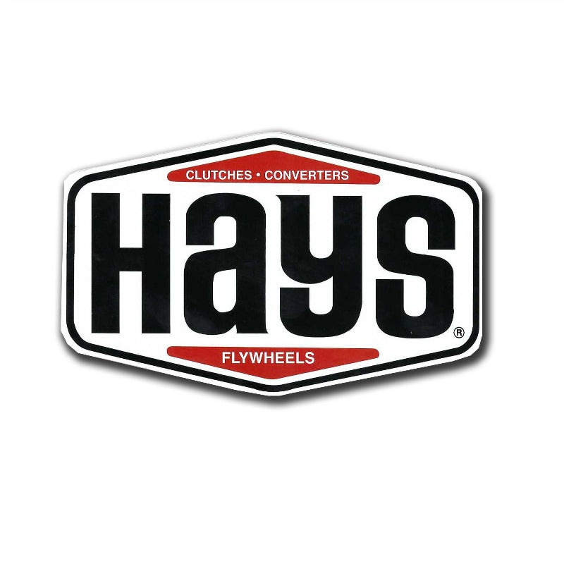 hays flywheels clutches converters sticker decal stickers decals 
