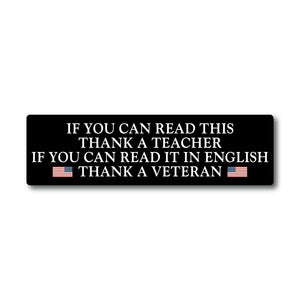 Thank a Veteran - Sticker