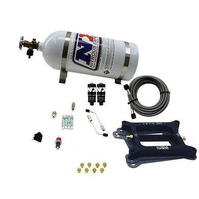 NX 4150 4-Barrel Plate Wet Kit Hitman (100-150-200Hp) Includes 10Lb Bottle