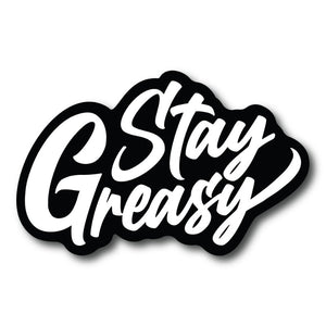 stay greasy mechanic sticker stickers decal decals